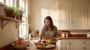 woman-serving-healthy-meal